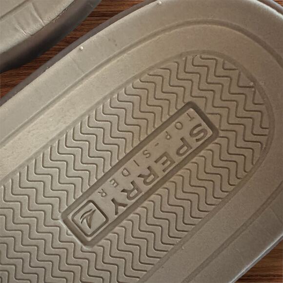 Sperry Men’s Baitfish Leather Top Siders Thong Sandals Flip Flops Sz 7M - Picture 4 of 6